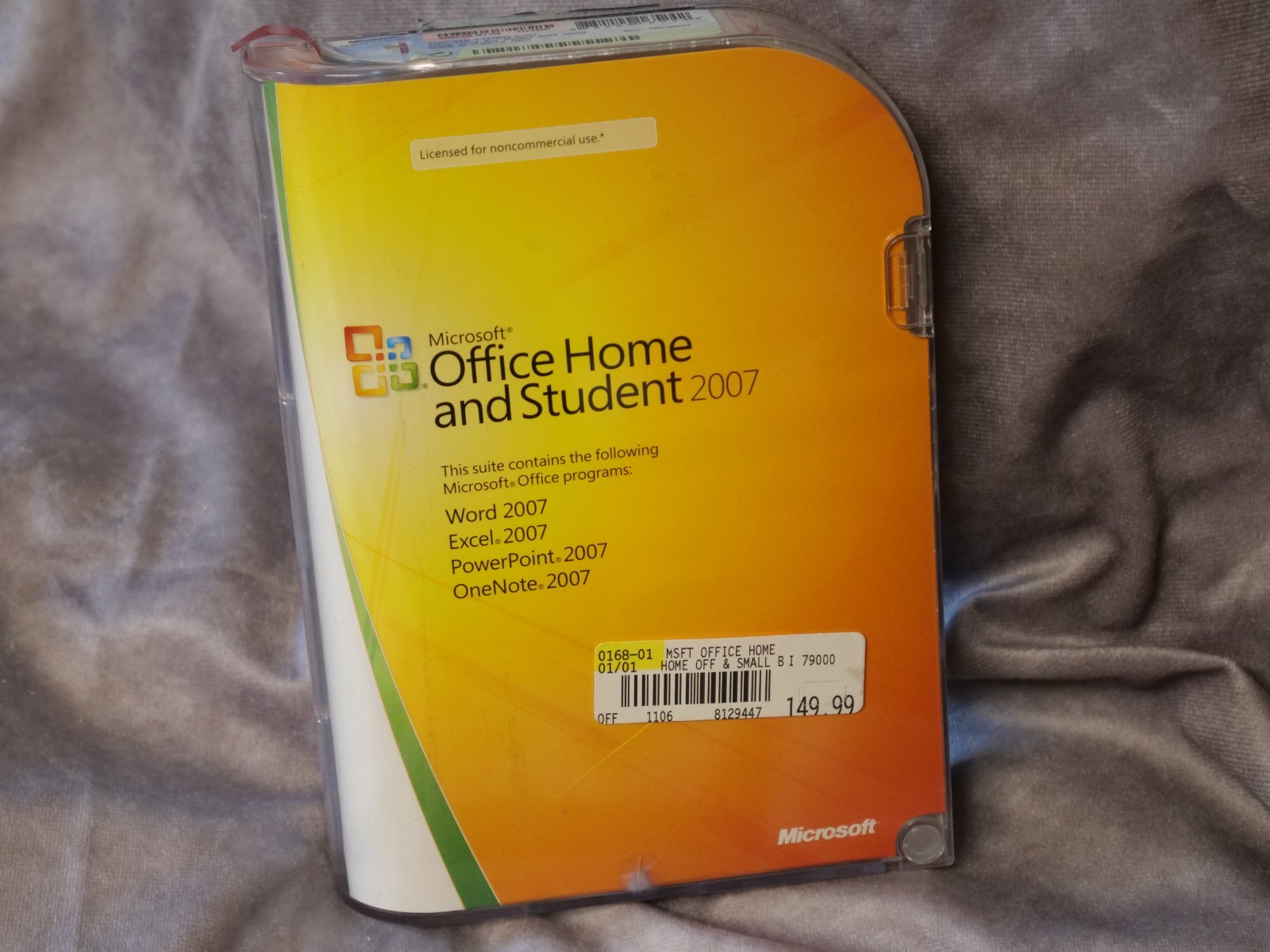 Microsoft Office 2007 Home and Student Disc + Key & Box (With $150 Retail Tag)
