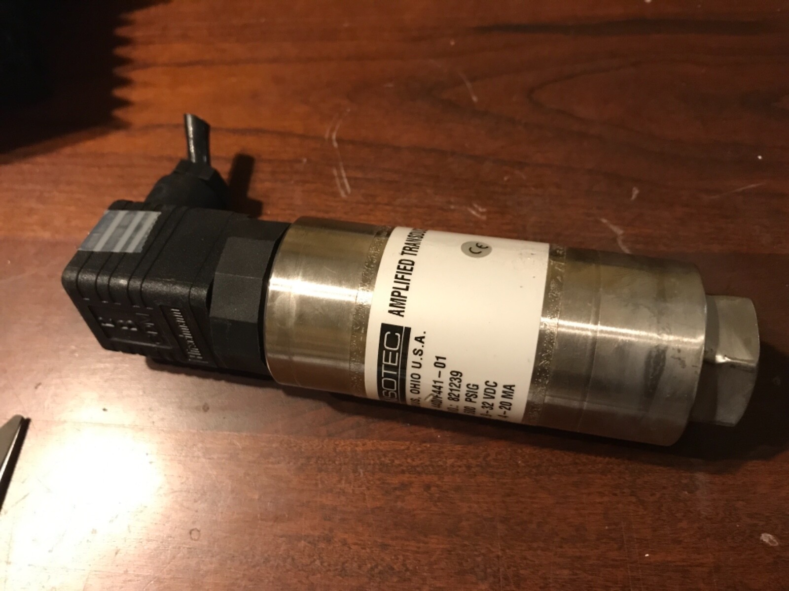 SENSOTEC 440/F441-01 060-F441-01 Pressure Transducer 500PSIG 9-32VDC Texas