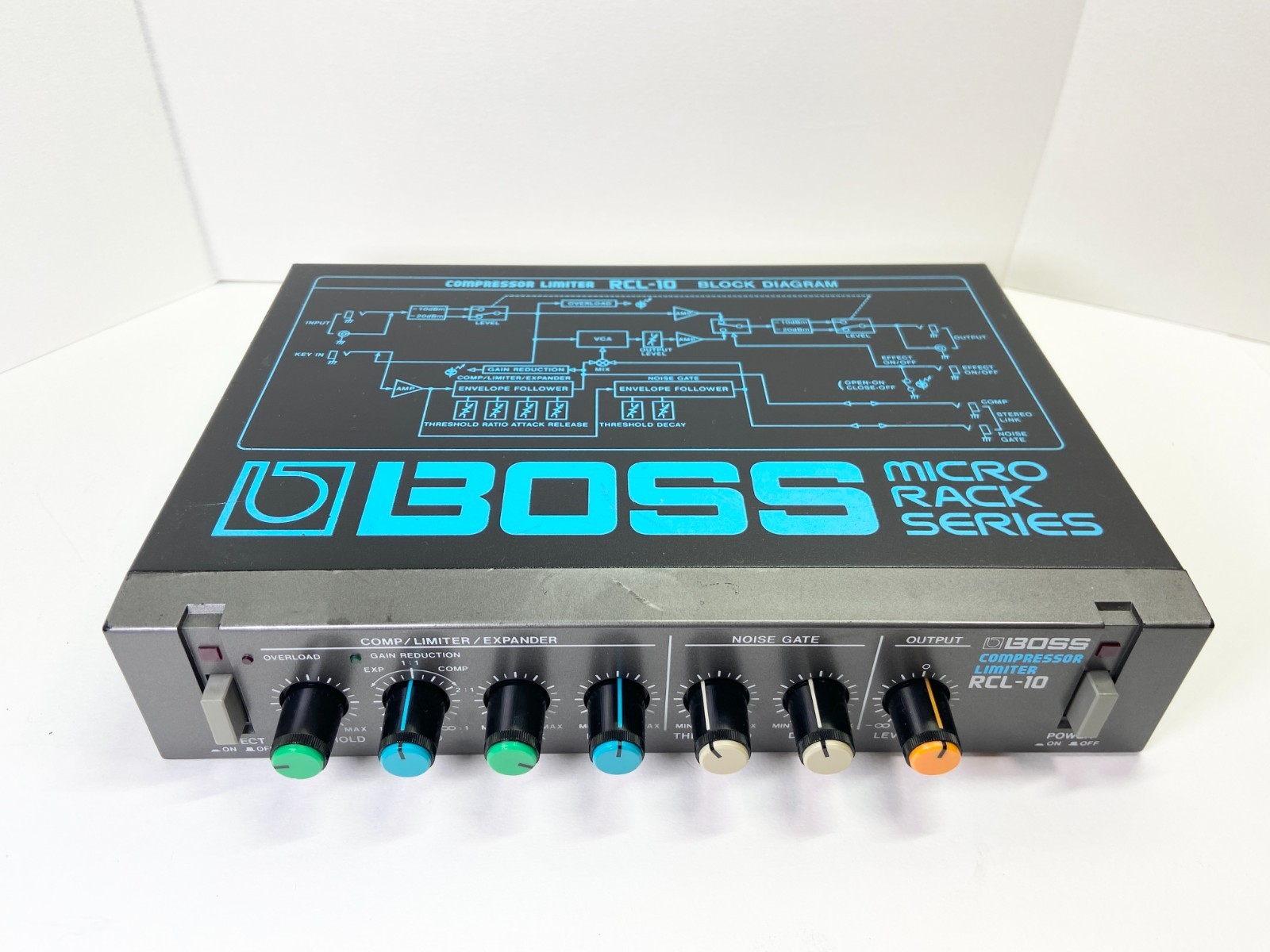 BOSS RCL-10 Compressor Limiter Micro Rack Guitar Effects Unit good condition