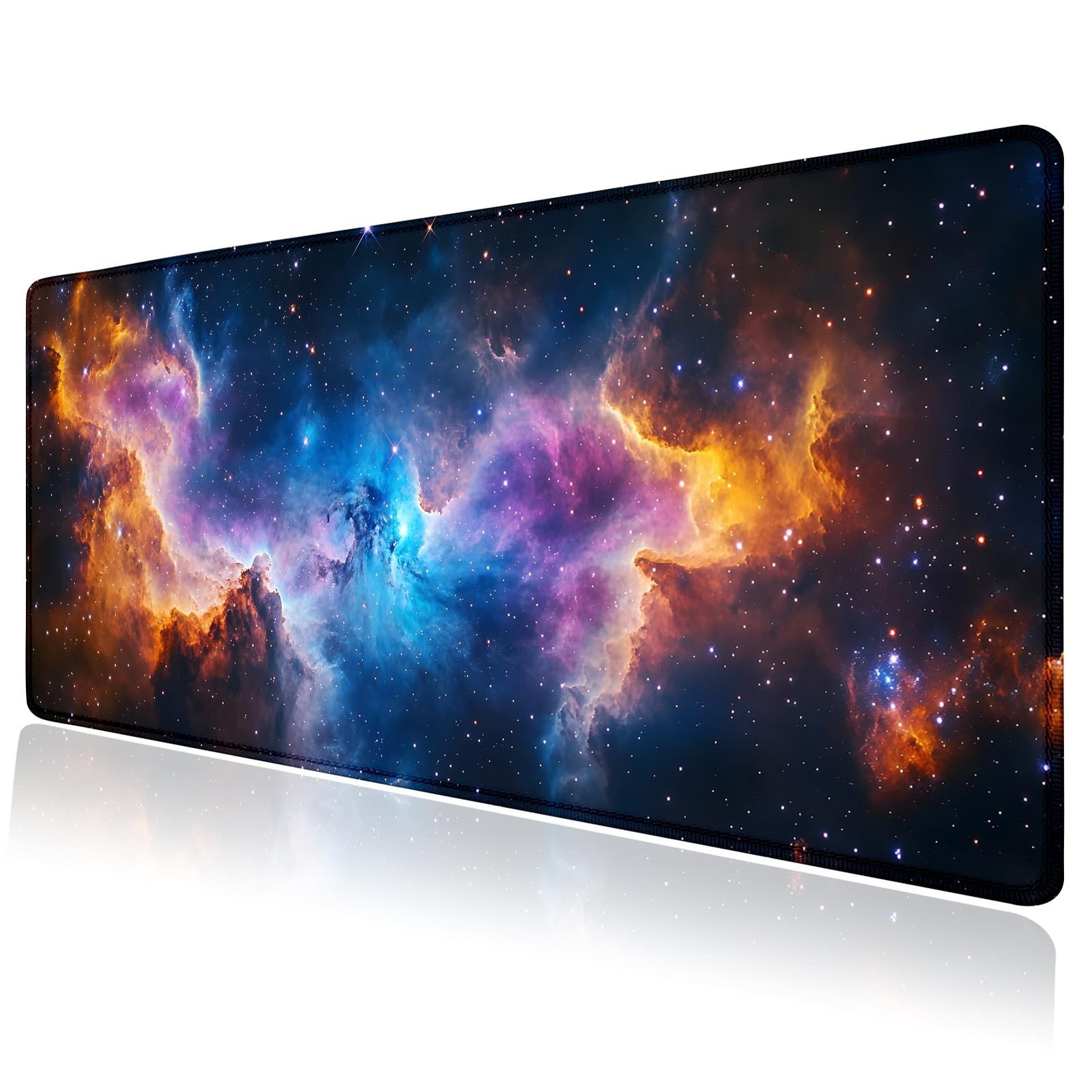Space Universe Nebula Galaxy Large Mouse Pad, Desk Mat Computer Keyboard Pad ...