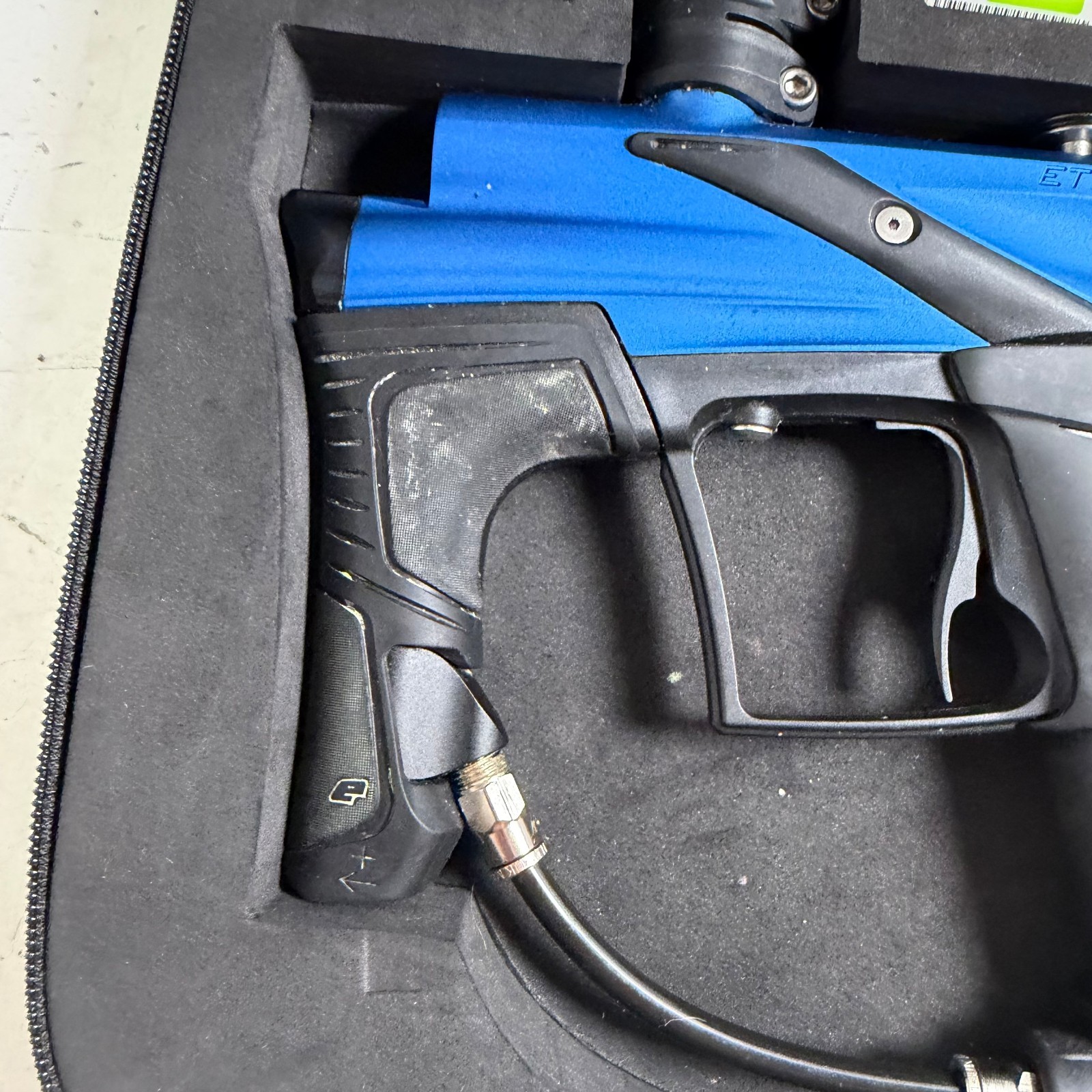 Planet Eclipse Etek 5 Blue Black 2-Piece Barrel Electronic Paintball Marker Gun