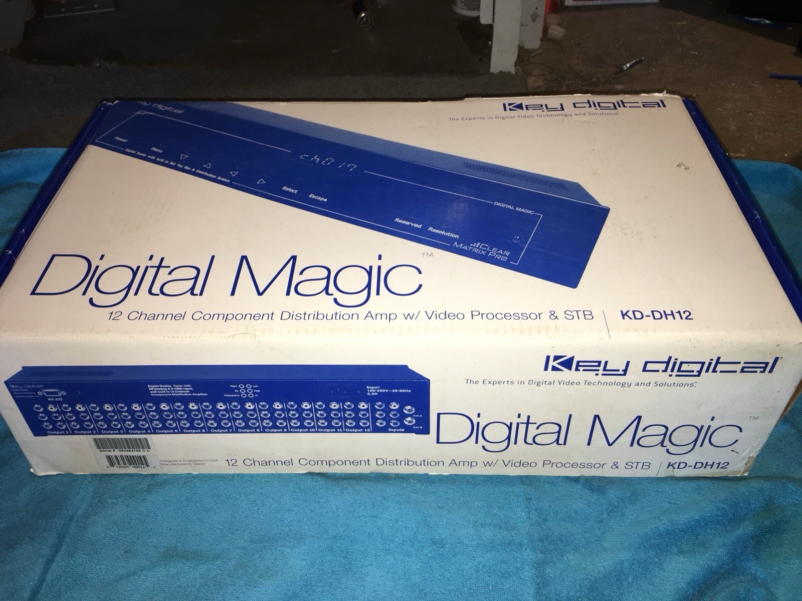 Key Digital KD-DH12 Component AV Distribution System - brand new never used