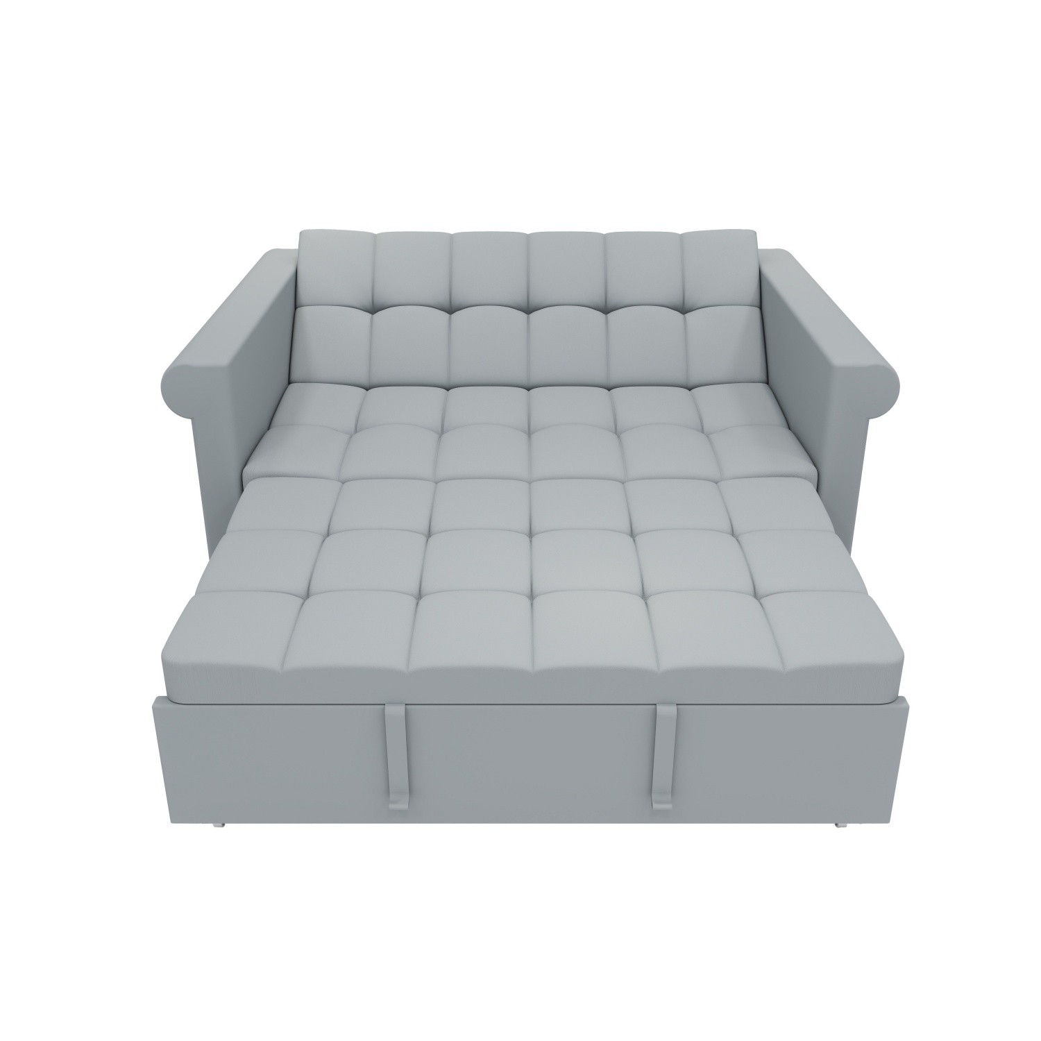 Convertible Sleeper Sofa Bed Modern Velvet Loveseat Sofa Couch w/ Pull-Out Bed