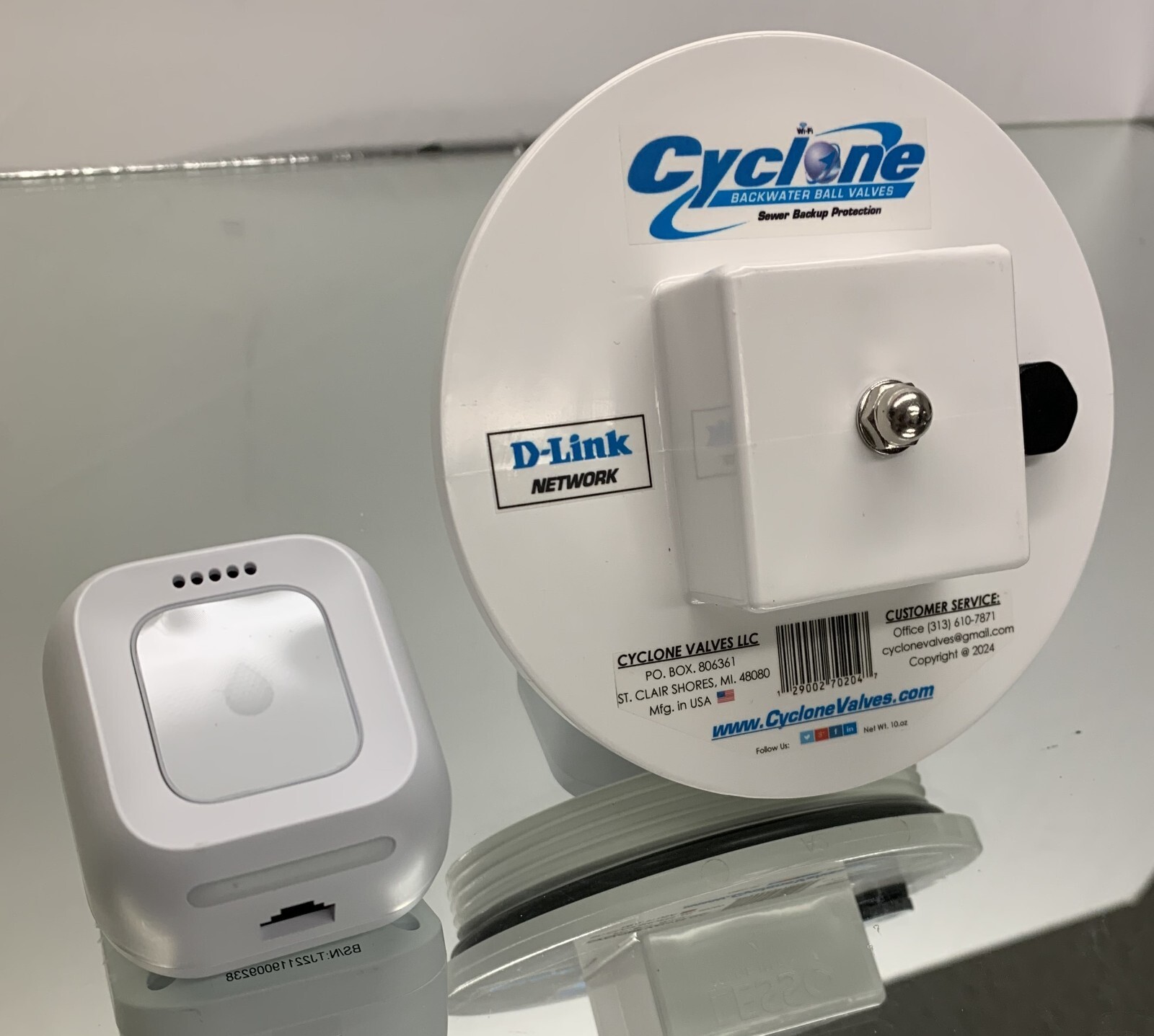 3" WIRELESS D-LINK CLEANOUT PLUG ALARM SENSOR