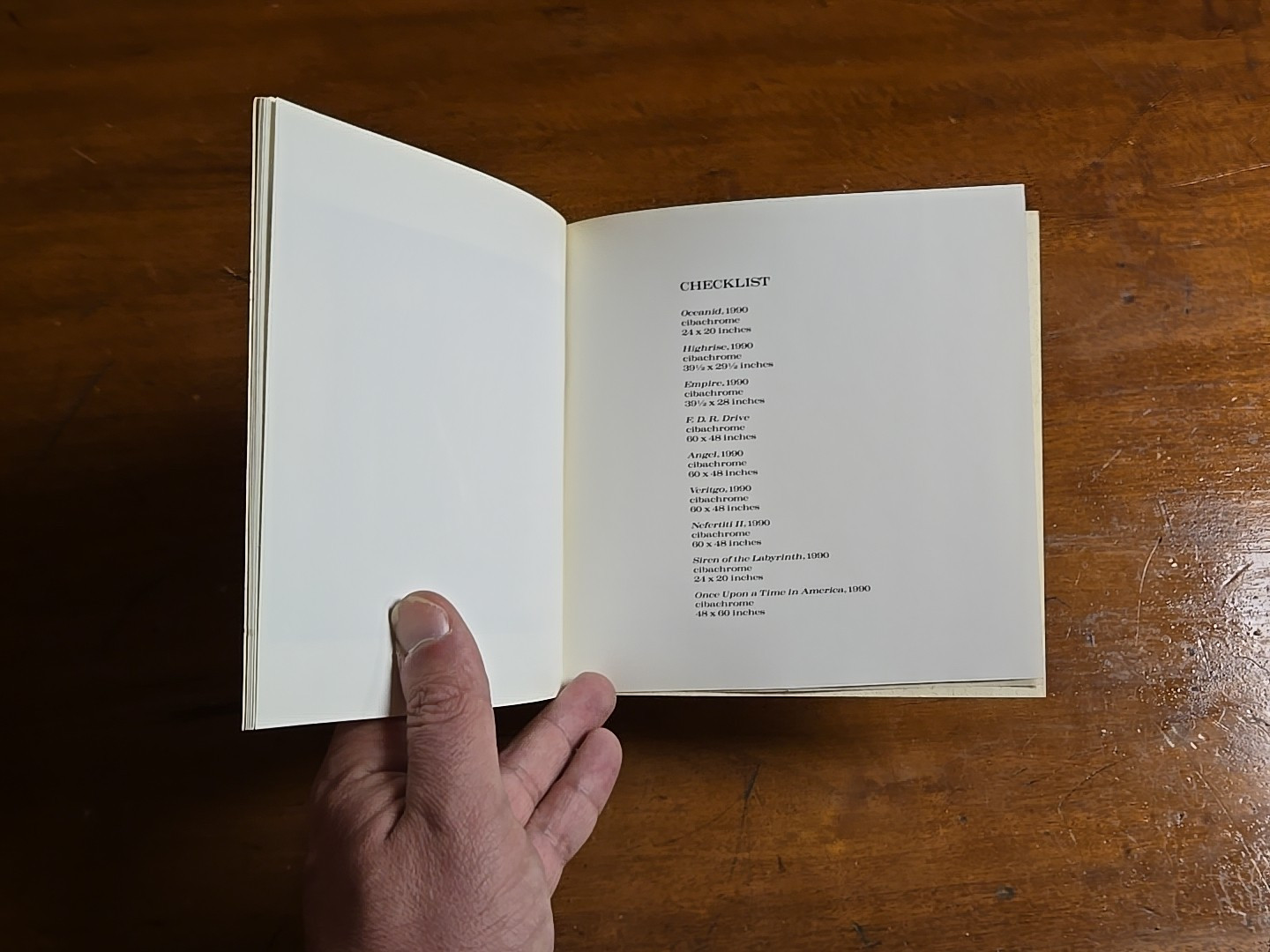 Frank Majore, Art Catalog 1991, Holly Solomon Gallery