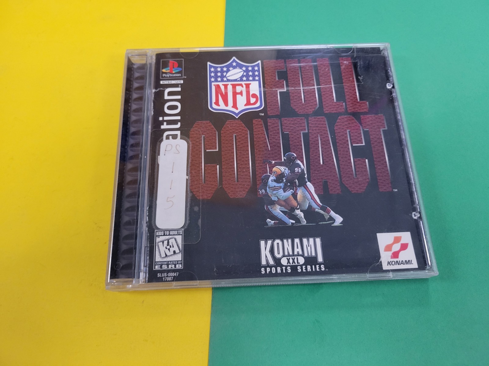 PlayStation NFL Full Contact Case Art Manual Cover Only