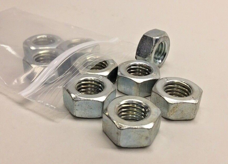 Nut BNC14-9 Nut Hex M14-2.0 (Pack of 9) 8 Zinc Plated