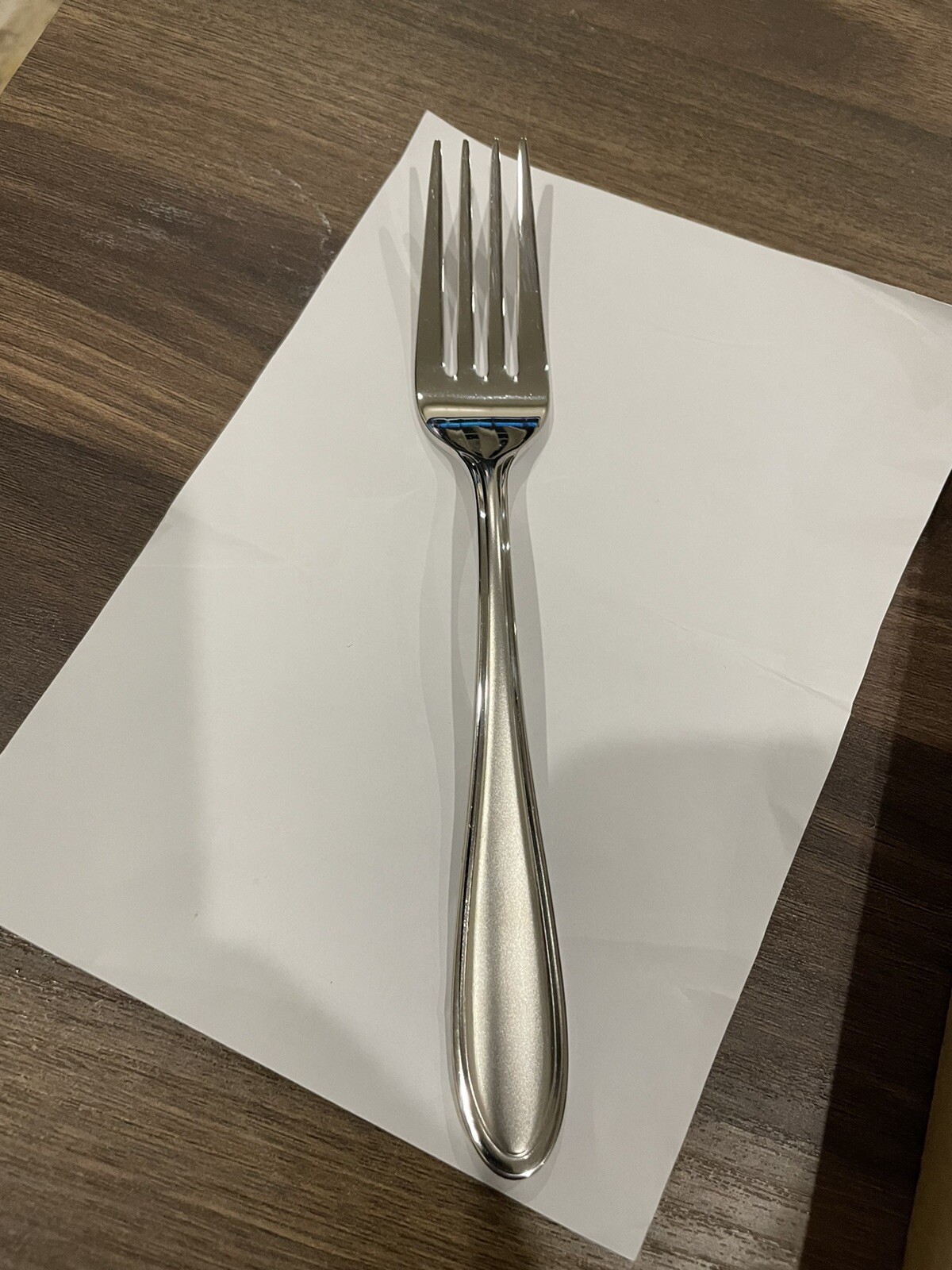 New 1X Salad Fork Hampton Forge Signature 18/10 Stainless NOBILITY FROSTED