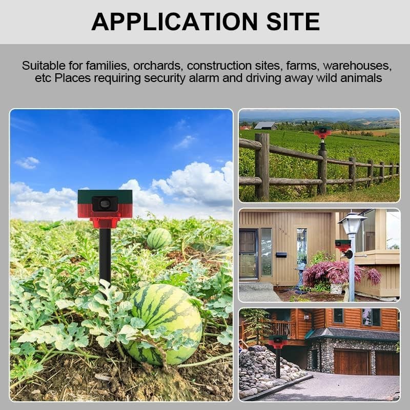 Protect Your Property with Solar 129dB Motion Sensor Alarm & Ultrasonic Sensor