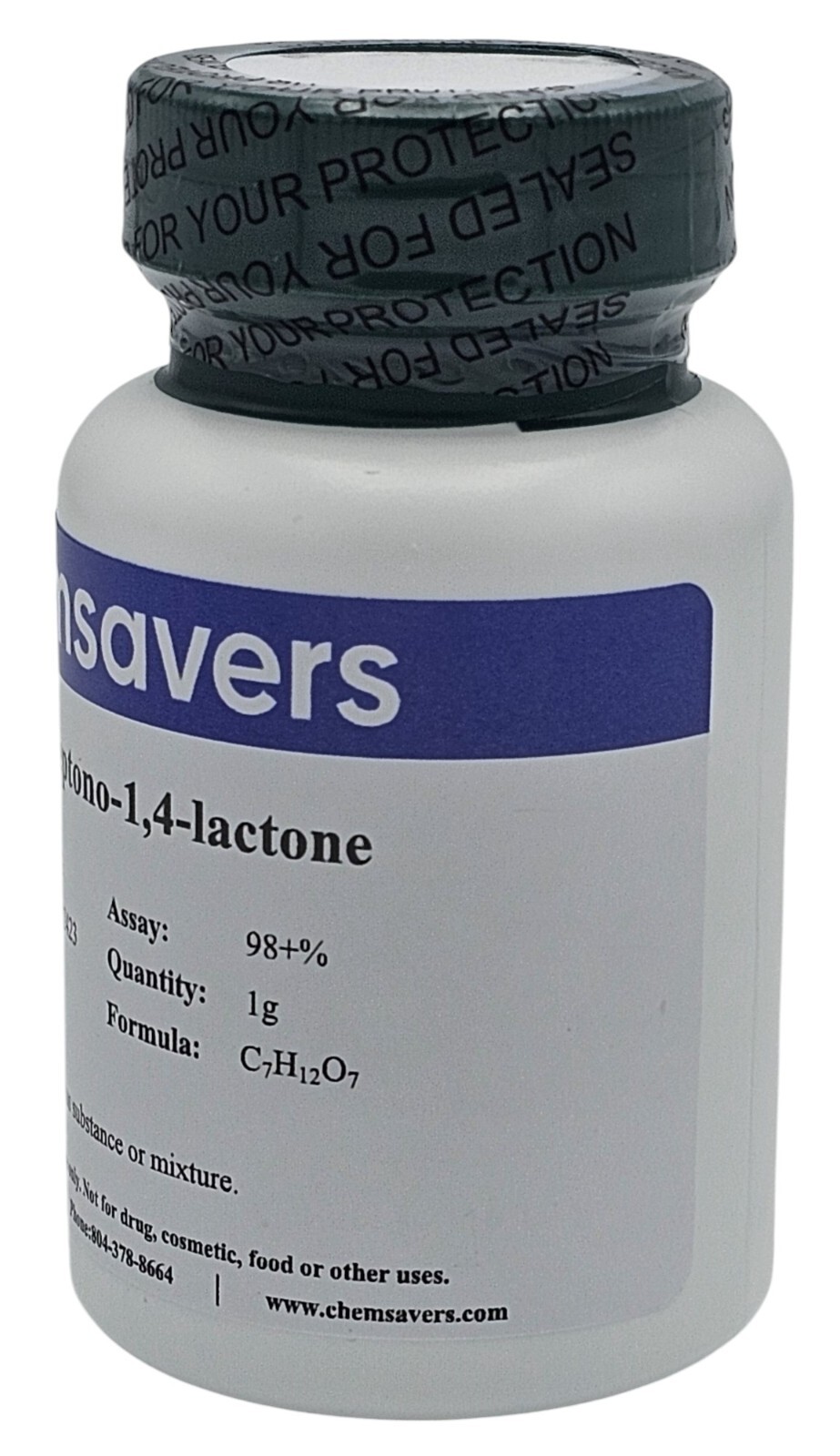 D-Glucoheptono-1,4-lactone, 98+%, 1g