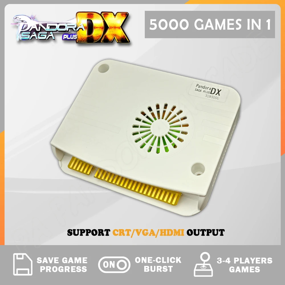 Pandora SAGA DX Plus Special 5000 in 1 Arcade Jamma Board CRT CGA VGA HDMI