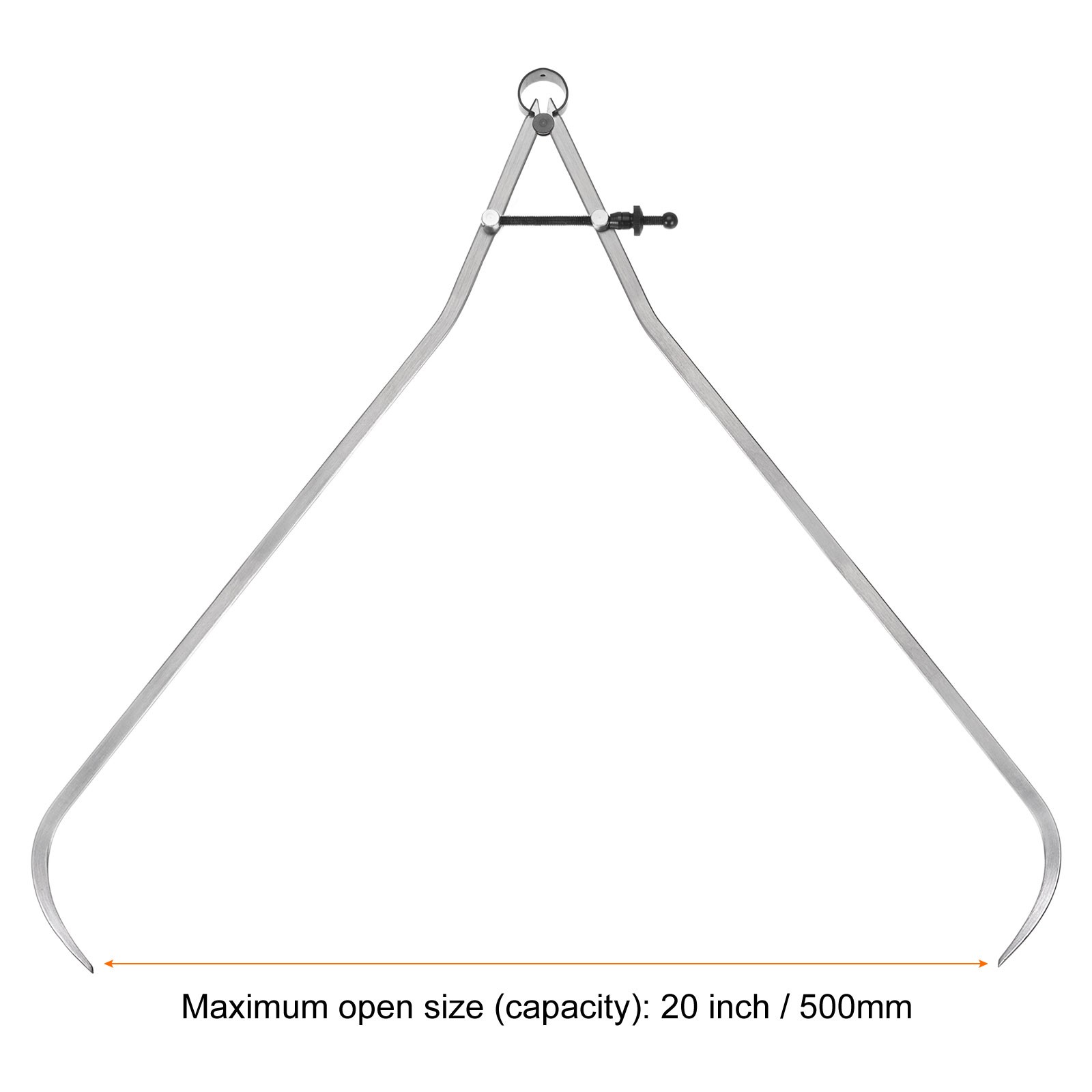 Spring Joint Caliper 20" 500mm Adjustable Spring Outside Caliper with Solid Nut