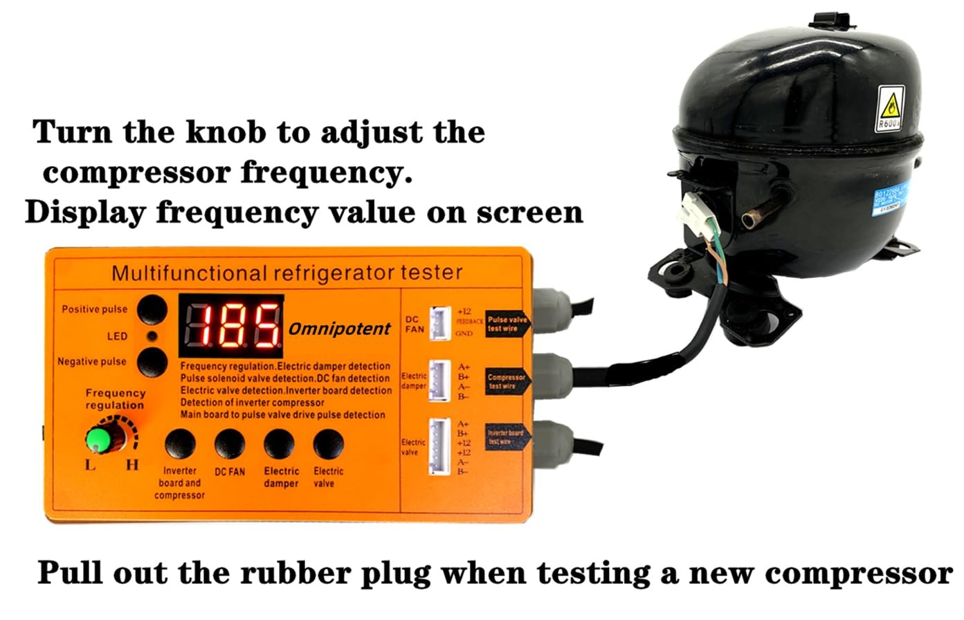 Multifunctional Refrigerator Compressor Tester - Pulse Solenoid & multi