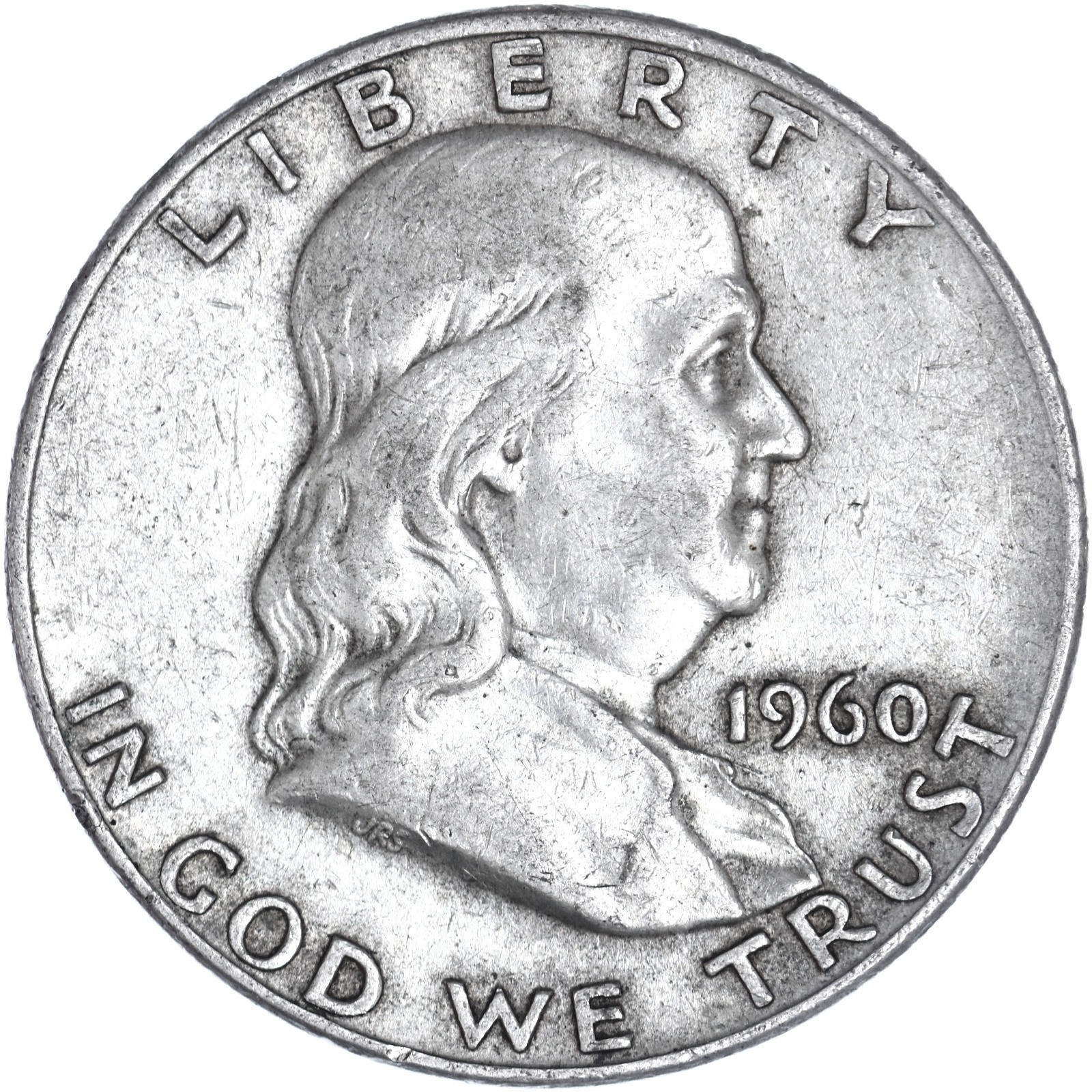1960 D Franklin Half Dollar Very Fine 90% Silver