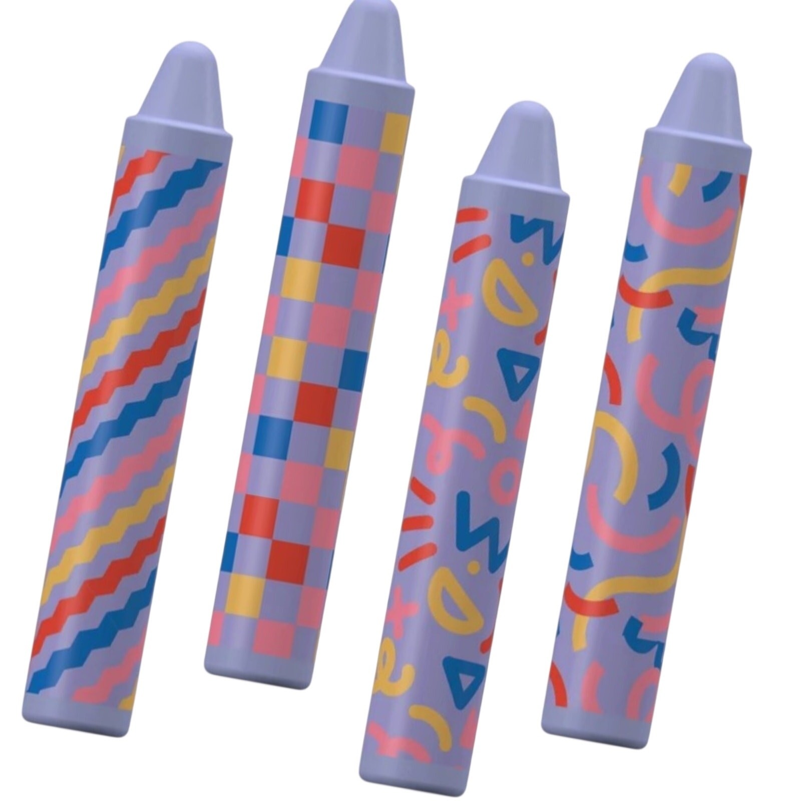 GEMS 4‑PK Kids Stylus – Purple