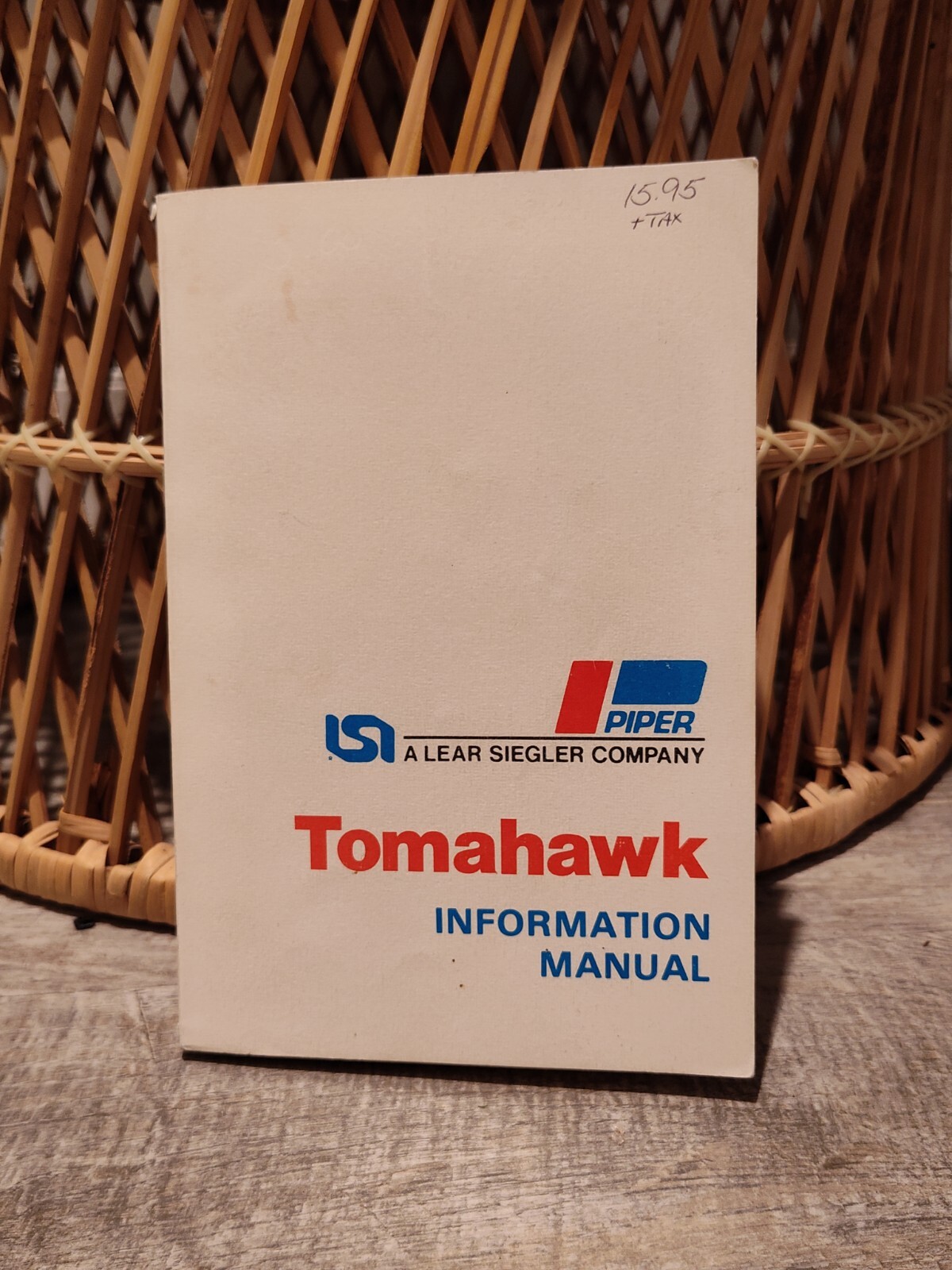Piper Tomahawk INFORMATION MANUAL PA-38-112 Handbook Part Number 761 658