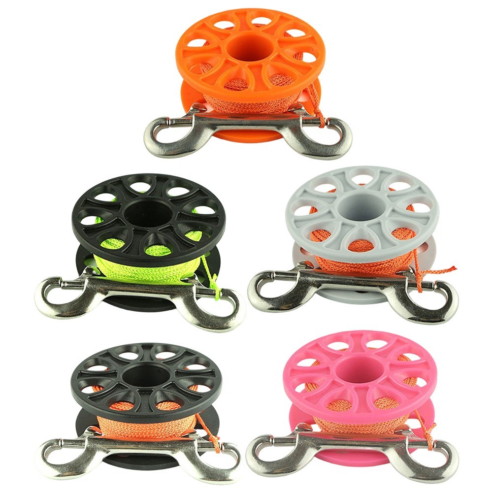 Nylon Fishing and Diving Reel 18m Tool Featuring a Reliable Double Head Buckle