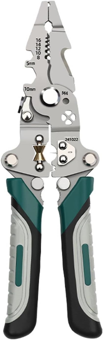 New 21-in-1 Foldable Wire Stripper,Multi-function Wire Stripping Cable-Cutter