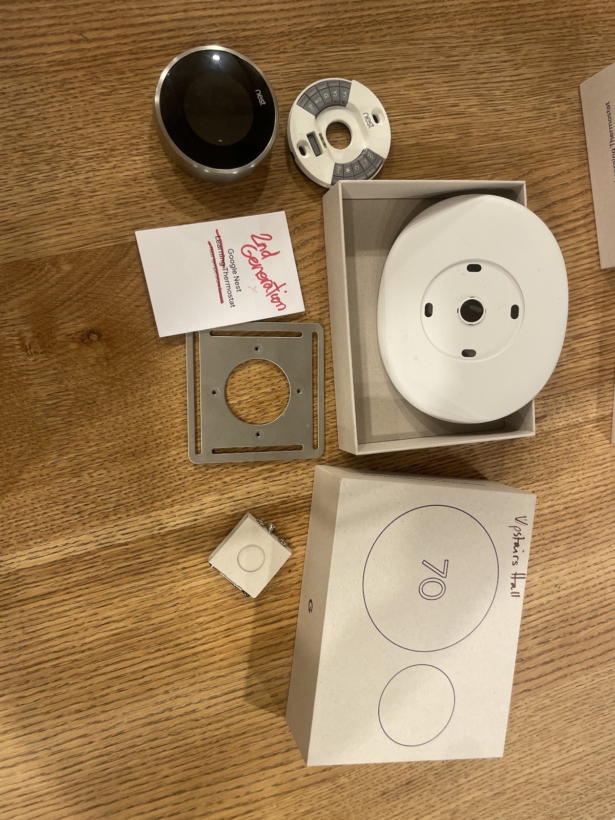 3 (THREE) Google NEST Thermostat 2nd Generation Programmable