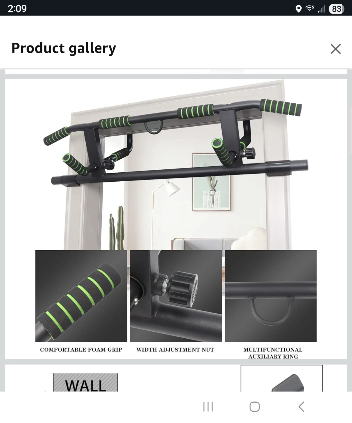 Multi-Functional Doorway Pull-Up Bar - Perfect for Various Exercises & Training