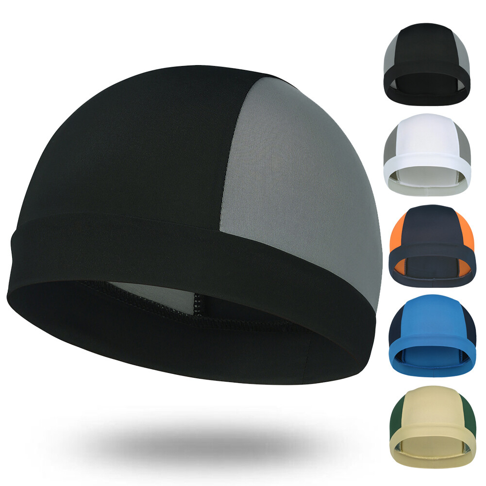 Quick Dry Hat Skull Cap Helmet Inner Liner Beanie Dome Cap for Bike Cycling USA