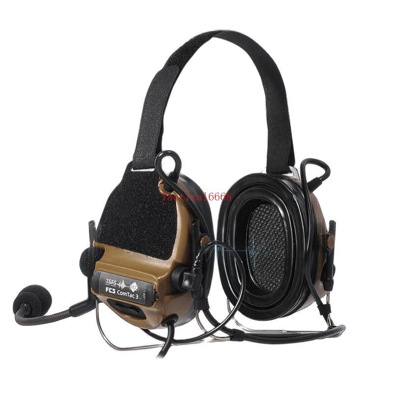 COMTAC3 C3 Dual-Channel Pickup Noise Reduction Headset Shoot Protection Earmuffs