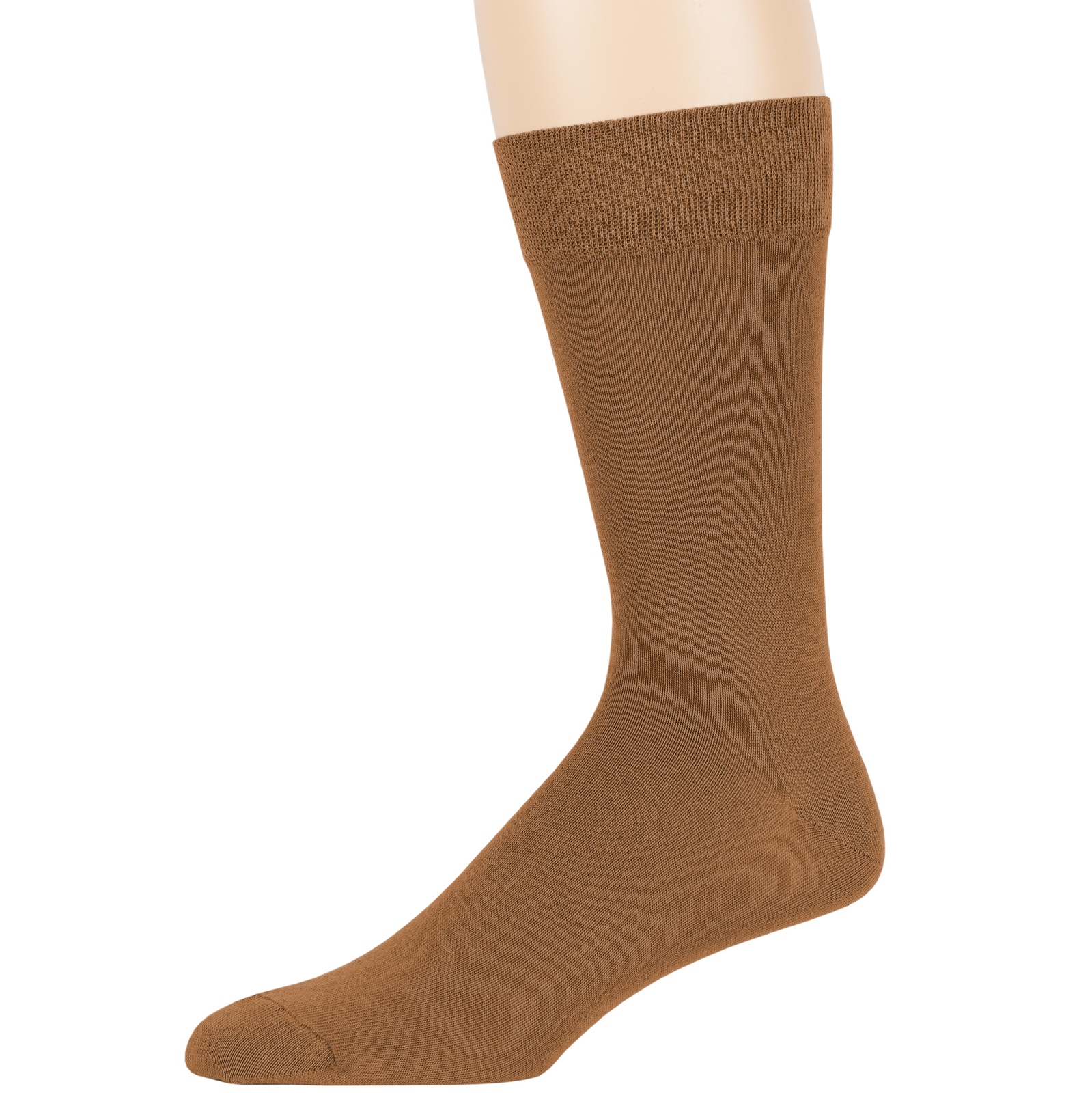 Men's Cotton 6 Pack Dress Casual Brown Gold Olive Green Khaki Sock Size 10-13