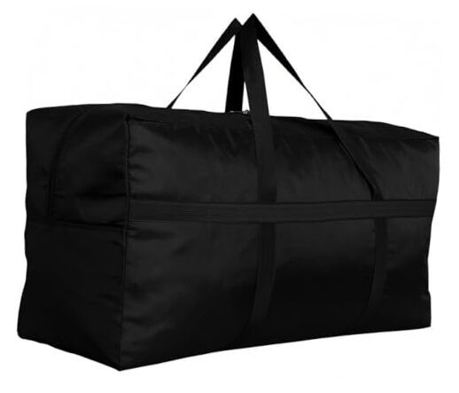 Extra Large Storage Duffle Bag with Large - 35"(L) X 11.8"(W) X 19"(H) Black