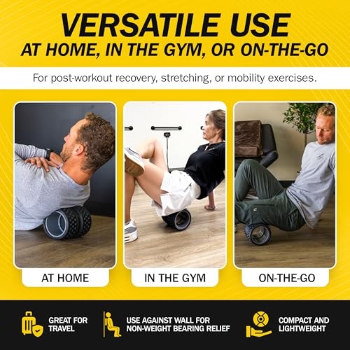 SpineAline Back Roller – Muscle Rollers Deep Tissue Spine Alignment Tool –