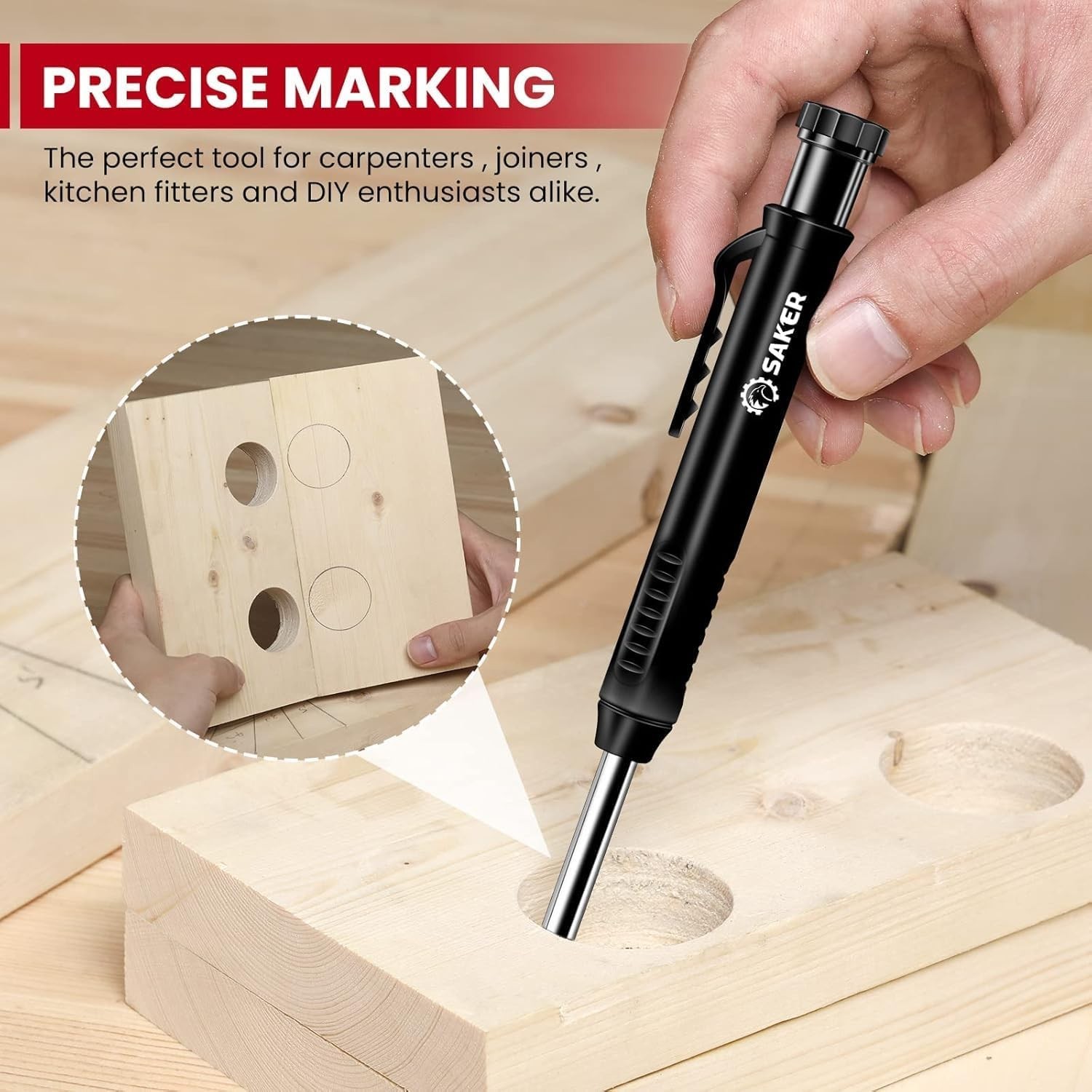 Deep Hole Pencil Construction Kit
