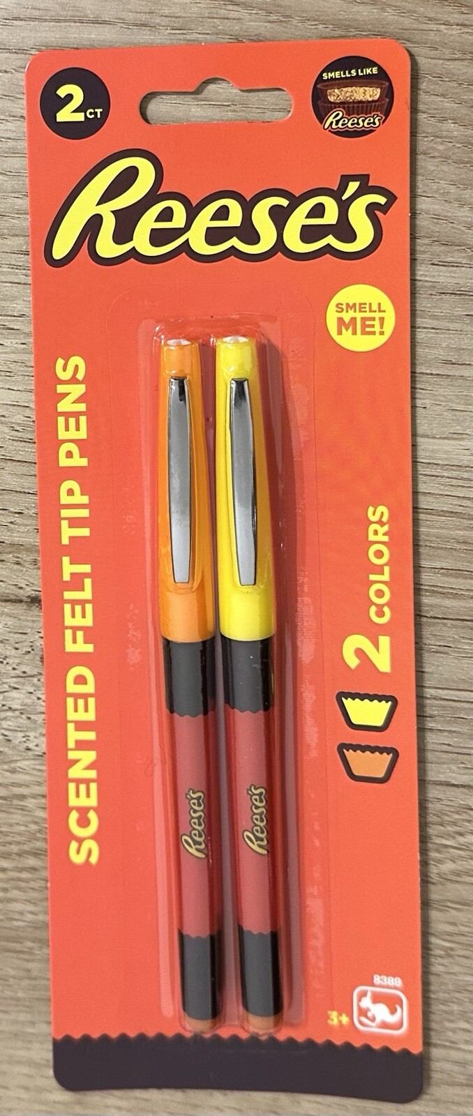 Reeses Scented Felt Tip Pens Peanut Chocolate Butter Cup Gift New