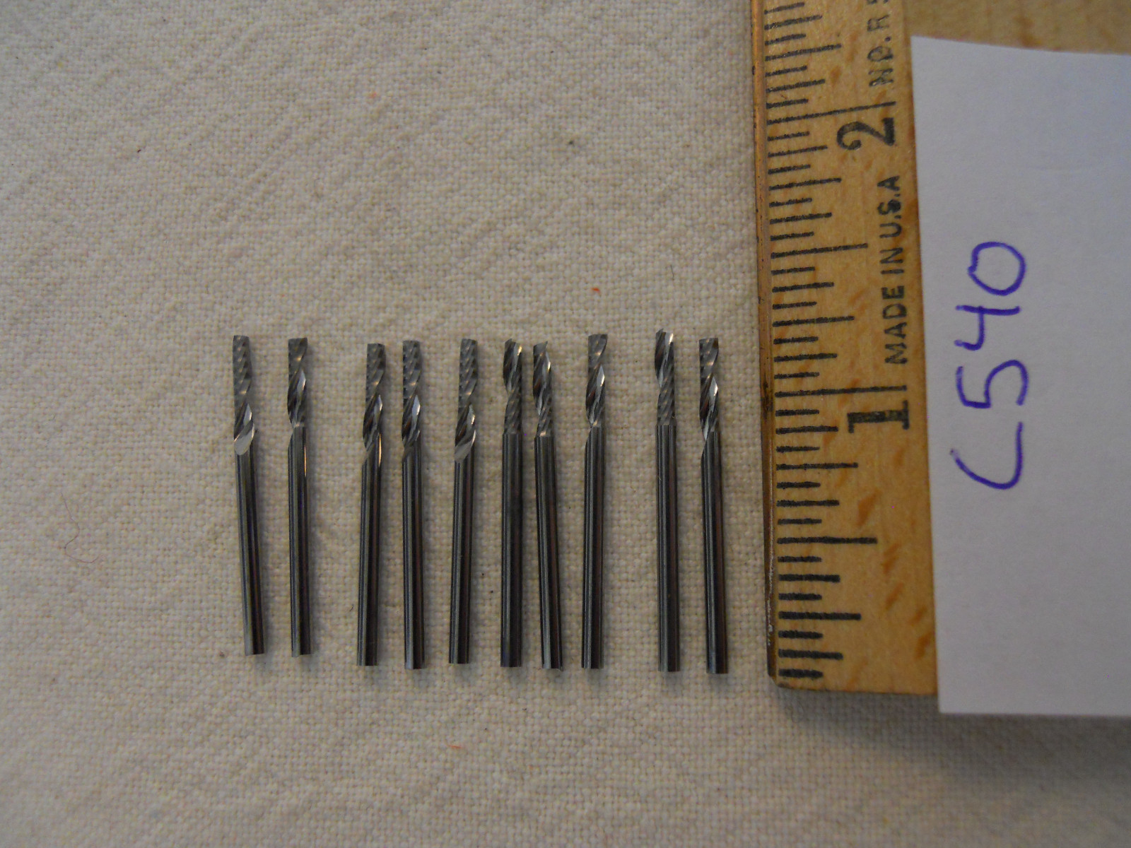 10 NEW MINI CARBIDE BORING BARS. AROUNDS .078" DIAMETER.  USA MADE {C540}