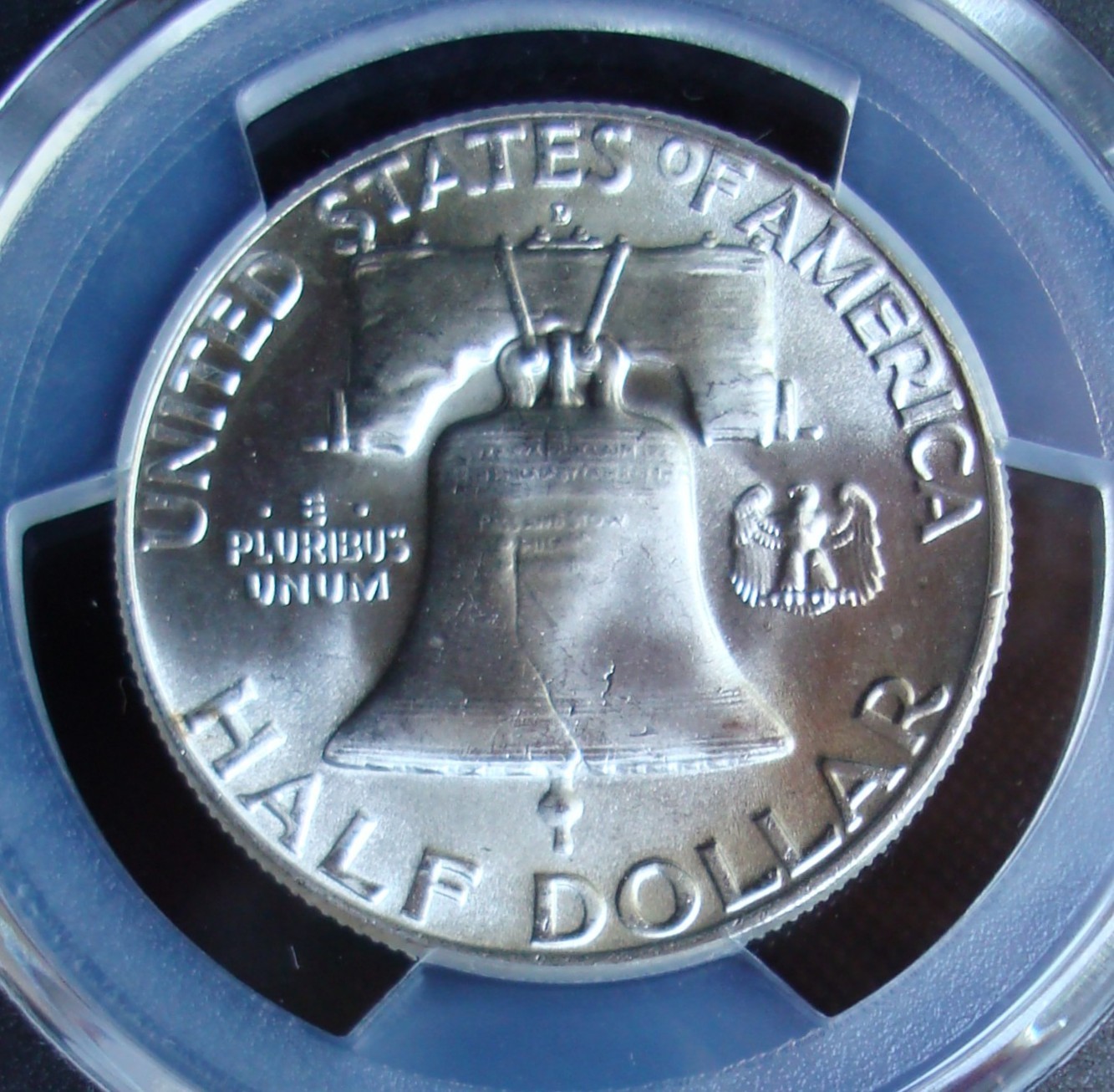 1961-D Franklin Silver Half Dollar - PCGS MS 66 - Gold Shield
