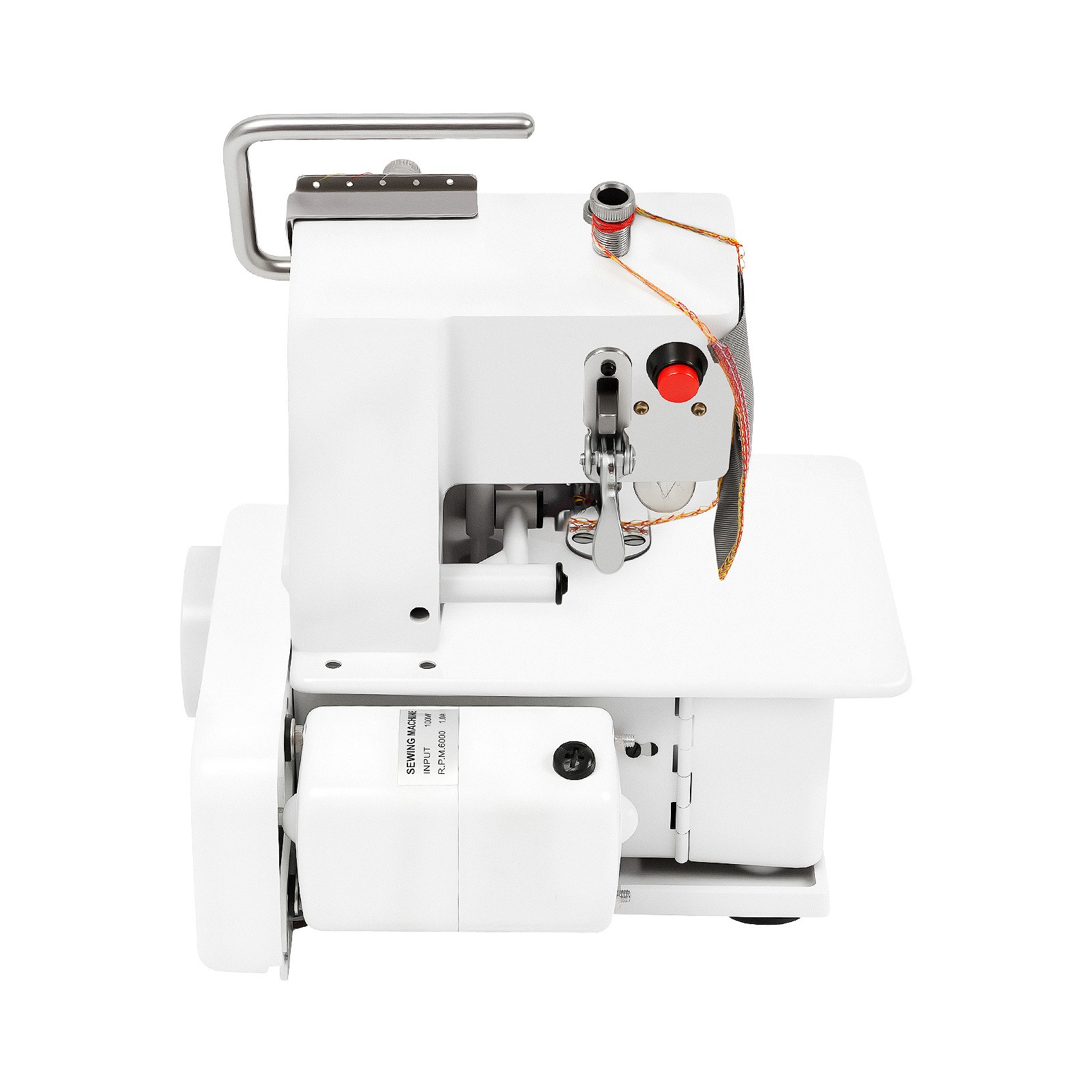 Professional 4 Thread Serger Overlock Sewing Machine 4-Line w/ Foot Controller