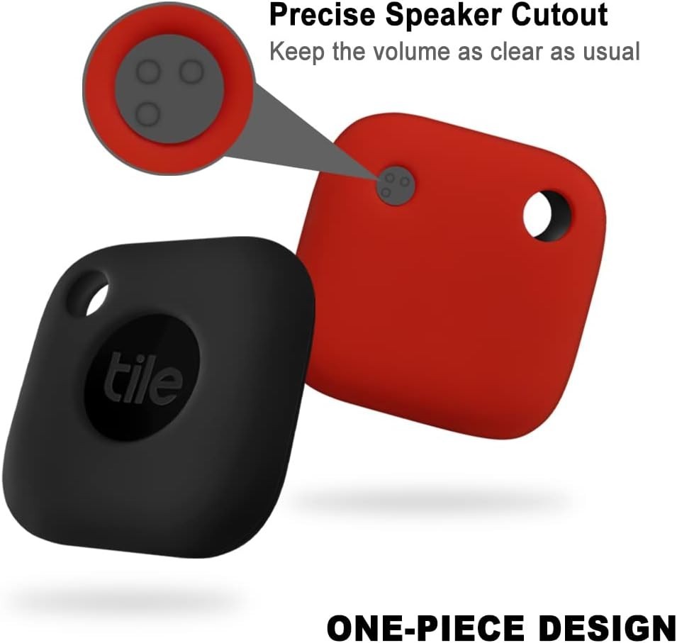 2-Pack Soft Silicone Case for Tile Mate 2024 & 2022 - Scratch Resistant + Car...