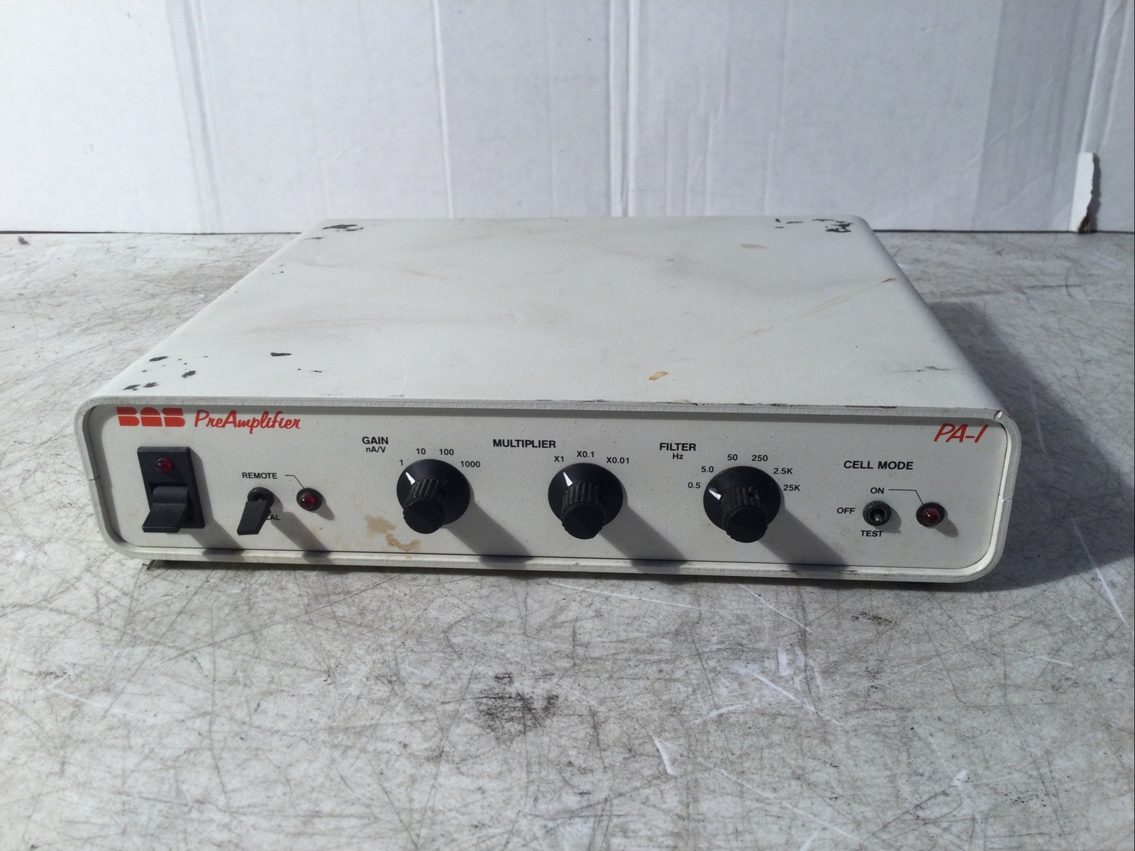 BAS PREAMPLIFIER MODEL PA-1