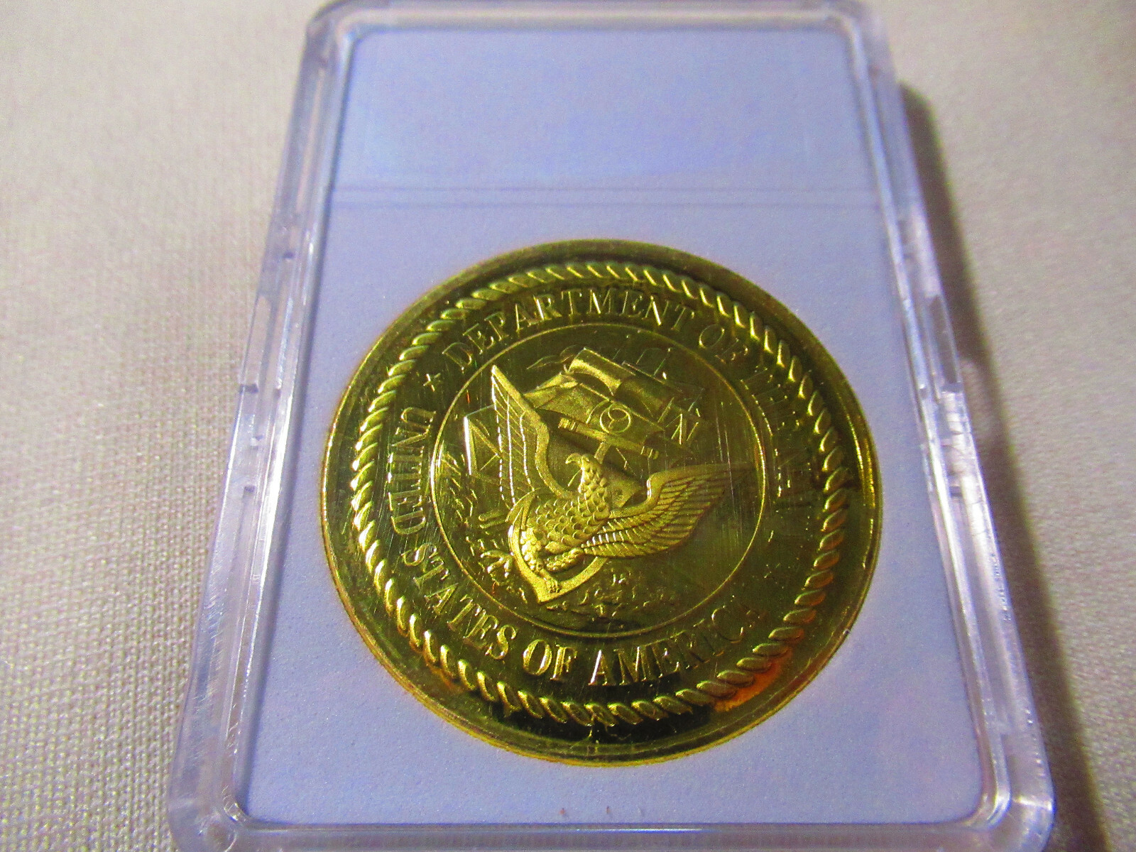 US NAVY - USS SAMPSON (DDG-10) Challenge Coin