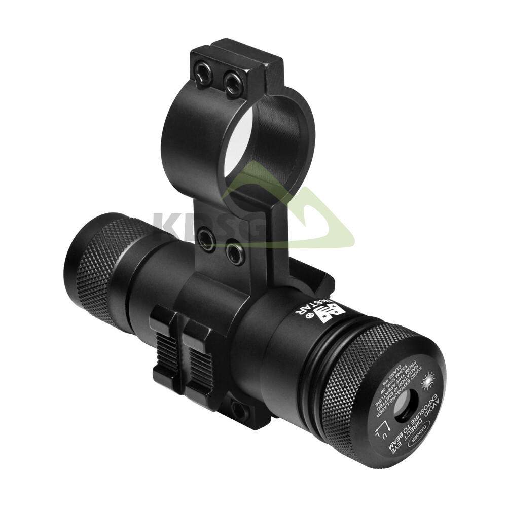 NCStar ASLG Green Laser With One Inch Scope , Tube Mount Aluminum Black