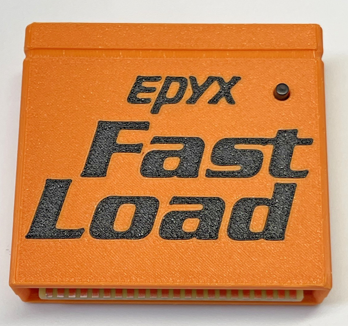 Commodore 64 Epyx Fast Load Clone Cart in Orange 3D printed case free ship !