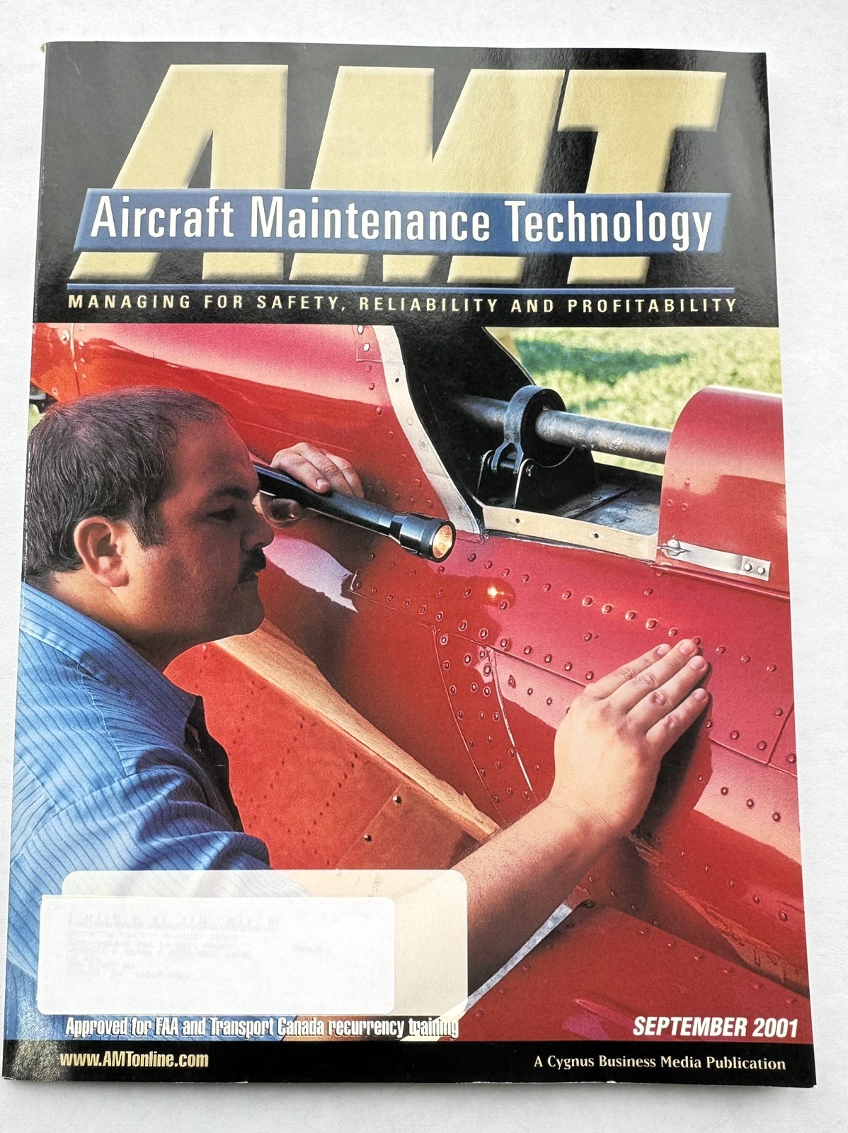 AMT Aircraft Maintenance Technology Magazine  September 2001