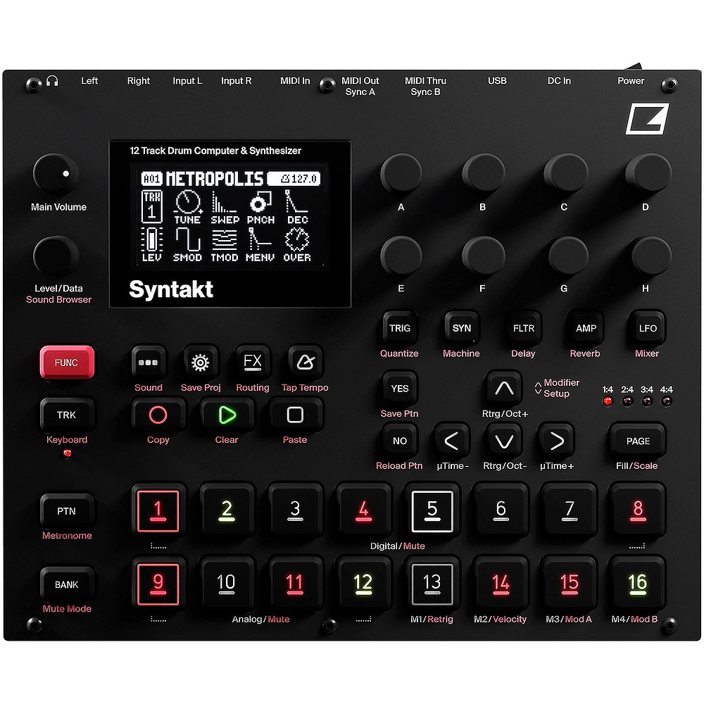 Elektron Syntakt Drum Computer and Synthesizer Refurbished