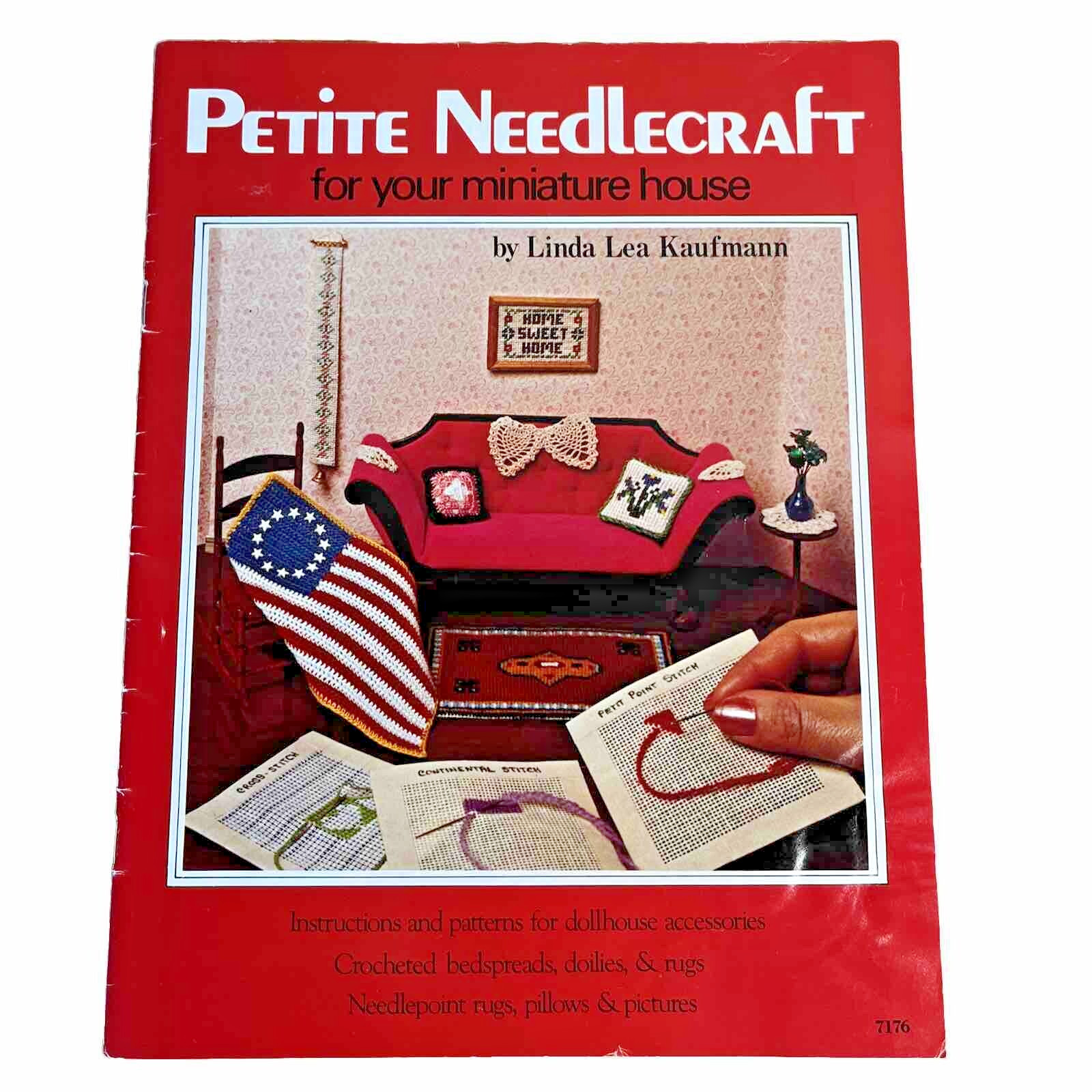 Dollhouse Accessory Patterns Petite Needlework for Your Miniature House 7176