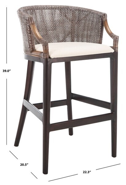 Safavieh BRANDO BARSTOOL, Reduced Price 2172741080 SEA4014B
