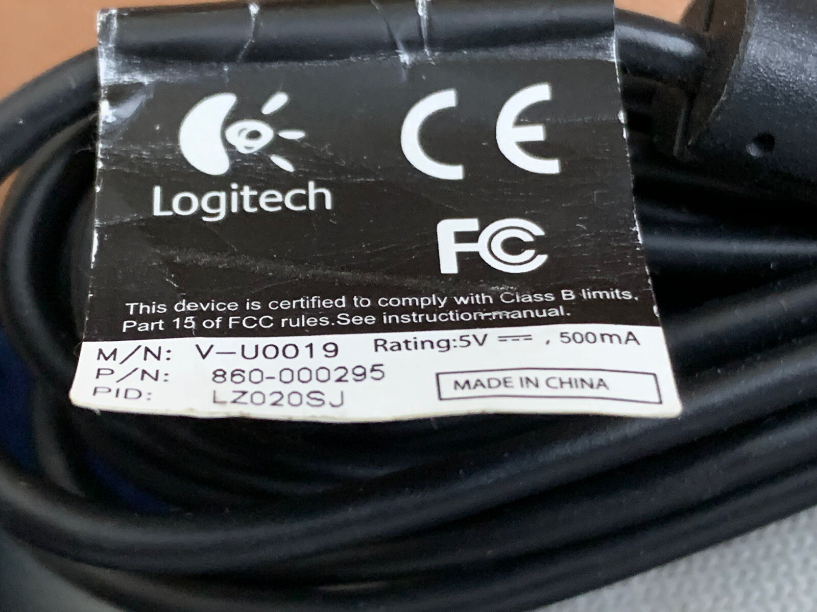 🔥 Logitech C210 USB Web Cam • V-U0019 • 860-000295