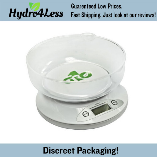 Gro1 Nutrient Digital Scale 2.2lb Capacity Bud Leaf Grams Ounces Weight Portable