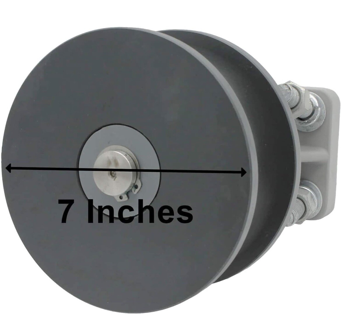 3" Round Post x 2 1/2" Round Gate Frame Nylon Cantilever Roller For Sliding Gate