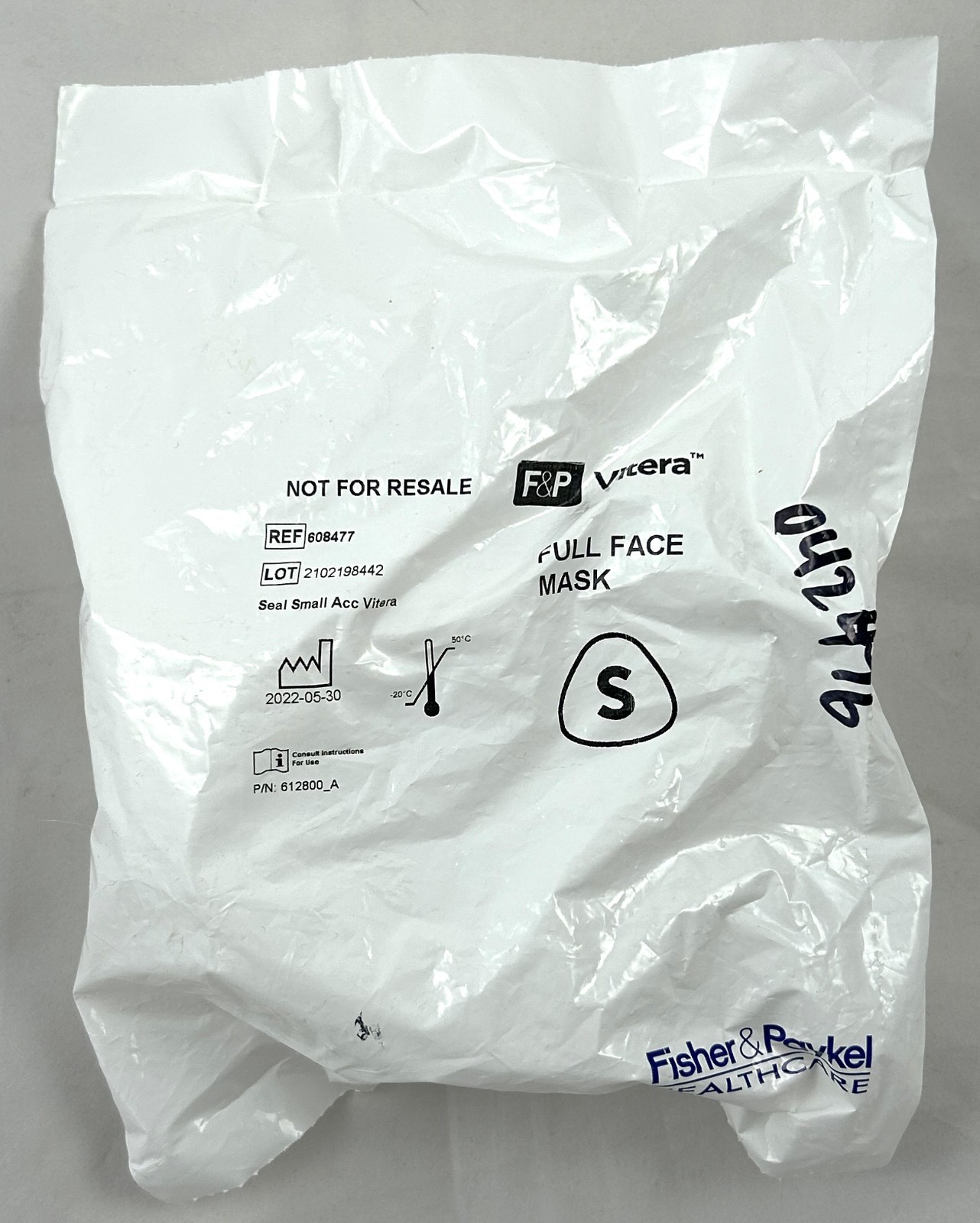 Fisher & Paykel Vitera Full Face Mask Cushion Seal Size: Small 608477