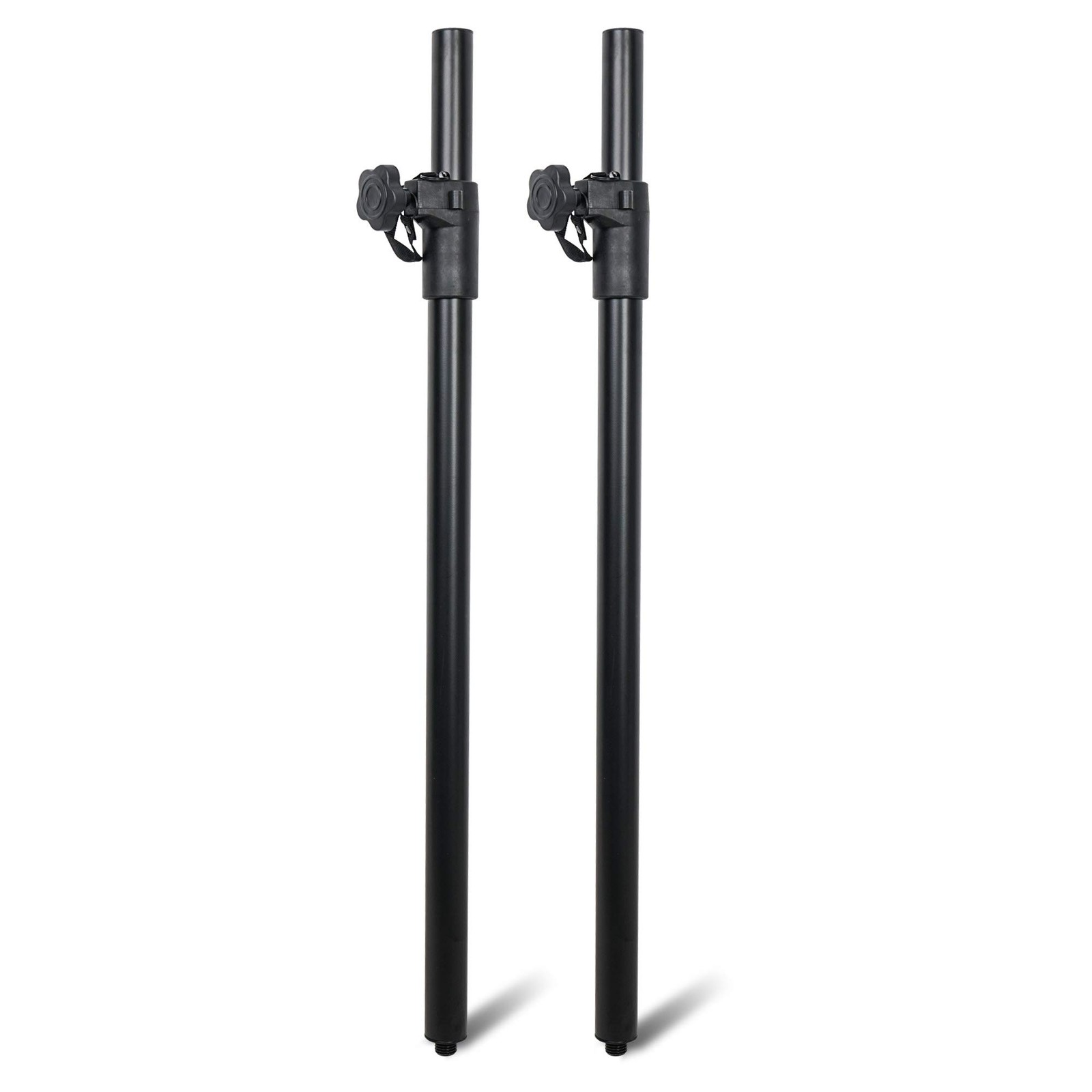 2-Pack Adjustable Height Subwoofer/Speaker Poles (35"-54") with M20 Threaded,...
