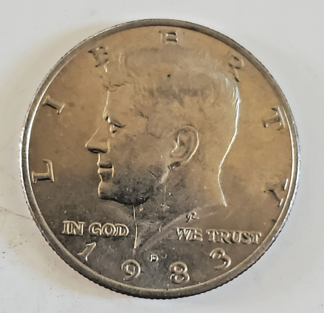 1983   CS# D Kennedy Half Dollar 50C Circulated    CS#231