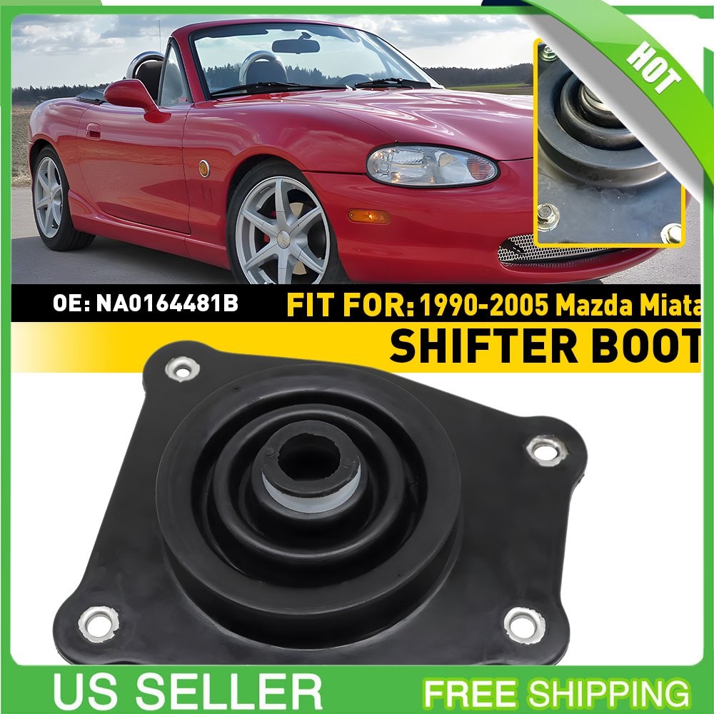 For 1990-2005 Mazda Miata Shifter Boot Seal Rubber Gear Insulator Replacement